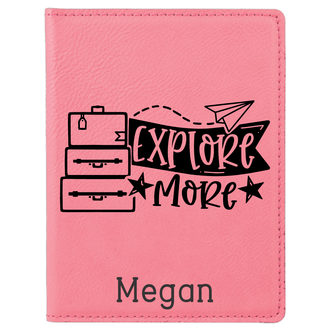 Explore More Passport Cover - Laser Engraved - Passport Cover