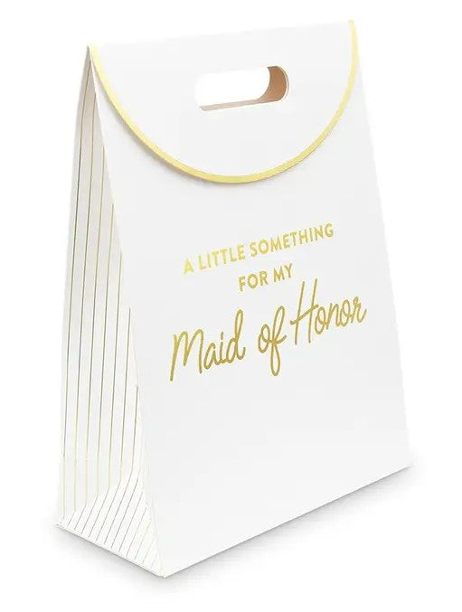Paper Gift Bag With Handles - For My Bridesmaid or Maid of Honor