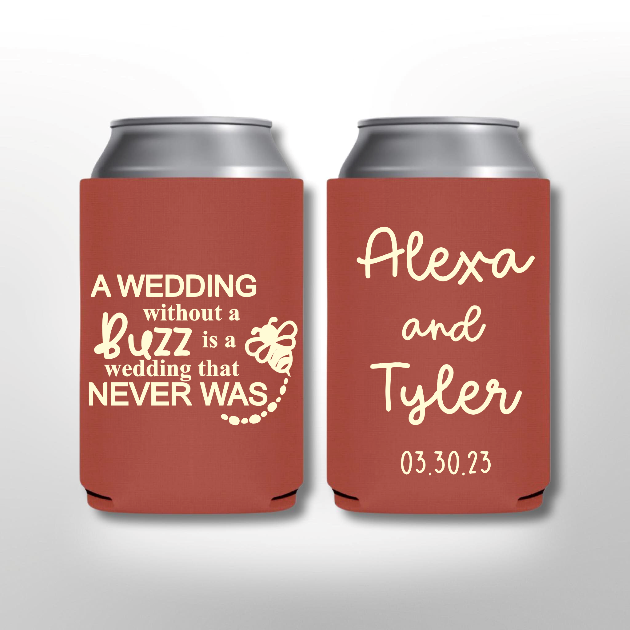 Double Sided - Wedding Without A Buzz  - Can Coolie 120